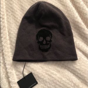 Skull Cashmere Beanie 